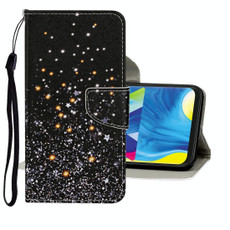 For Samsung Galaxy A20s Colored Drawing Pattern Horizontal Flip Leather Case with Holder & Card Slots & Wallet(Starry Sky)