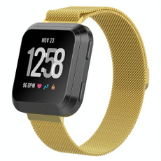 For Fitbit Versa 2 / Fitbit Versa / Fitbit Versa Lite Milanese Watch Band,, Small Size: 2.3x22.5cm(Golden) For Fitbit Versa 2 / Fitbit Versa / Fitbit Versa Lite Milanese Watch Band,, Small Size: 2.3x22.5cm(Golden)