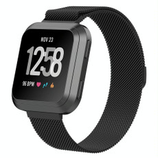 For Fitbit Versa 2 / Fitbit Versa / Fitbit Versa Lite Milanese Watch Band,, Small Size: 2.3x22.5cm(Black) For Fitbit Versa 2 / Fitbit Versa / Fitbit Versa Lite Milanese Watch Band,, Small Size: 2.3x22.5cm(Black)