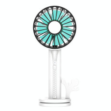 Zipper Fan USB Mini Handheld Fan Portable with Stand Base(Lvory White) Zipper Fan USB Mini Handheld Fan Portable with Stand Base(Lvory White)