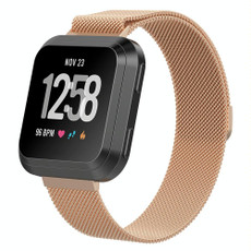 For Fitbit Versa 2 / Fitbit Versa / Fitbit Versa Lite Milanese Watch Band,, Large Size: 2.3x25.8cm(Rose Gold) For Fitbit Versa 2 / Fitbit Versa / Fitbit Versa Lite Milanese Watch Band,, Large Size: 2.3x25.8cm(Rose Gold)