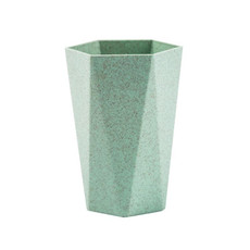 Creative Geometric Rhombus Toothbrushing Cup Home Couple Mouthwash Cup, Capacity:201-300ml(Green)