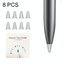 8 PCS Non-slip Mute Wear-resistant Nib Cover for M-pencil Lite (Grey)