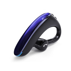 F900 Mini Earhook 180 Freely Rotating Wireless Bluetooth 5.0 Earphone Car Handsfree Call Headphone(Blue)