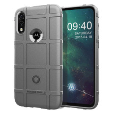 For Moto E7 Full Coverage Shockproof TPU Case(Grey)