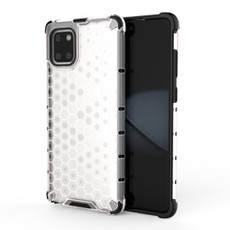 For  Galaxy S10 Lite 2019 / A91 / M80s Shockproof Honeycomb PC + TPU Case(White)