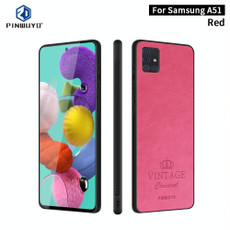 For Galaxy A51 / M40s PINWUYO Pin Rui Series Classical Leather Texture PC + TPU Waterproof  Anti-fall All-inclusive Protective Case Shell(Red) For Galaxy A51 / M40s PINWUYO Pin Rui Series Classical Leather Texture PC + TPU Waterproof  Anti-fall All-inclusive Protective Case Shell(Red)