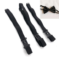 10 PCS DIY Bow Tie Adjustment Strap, Size: 53 x 1cm(Black)