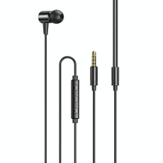 awei L2  3.5mm Plug In-Ear Wired Stereo Earphone with Mic(Black)