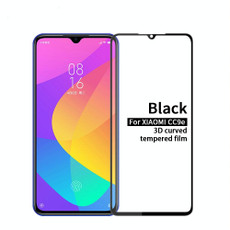 MOFI 9H 3D Explosion-proof Curved Screen Tempered Glass Film for Xiaomi Mi CC9e / A3(Black)