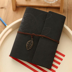 PU Leather Vintage Antique Kraft Paper Photo Albums(Black) PU Leather Vintage Antique Kraft Paper Photo Albums(Black)