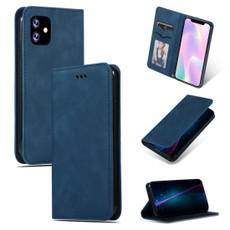 For iPhone 11 Retro Skin Feel Business Magnetic Horizontal Flip Leather Case (Navy Blue) For iPhone 11 Retro Skin Feel Business Magnetic Horizontal Flip Leather Case (Navy Blue)