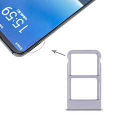 For Meizu 16 Plus SIM Card Tray + SIM Card Tray (Silver)