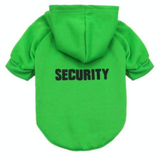 Autumn Winter Fleece Hooded Teddy Pet Dog Sweater Clothes, Size:S(Green)