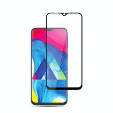 mocolo 0.33mm 9H 2.5D Full Glue Silk Print Tempered Glass Film for Galaxy M10 (Black)