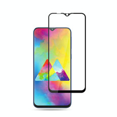 mocolo 0.33mm 9H 2.5D Silk Print Tempered Glass Film for Galaxy M20(Black)