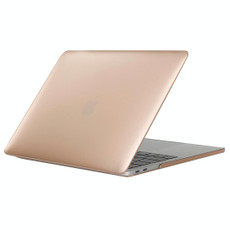 Laptop Metal Style Protective Case for MacBook Pro 15.4 inch A1990 (2018) (Gold)