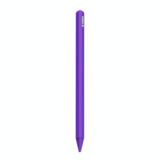 Stylus Pen Silica Gel Protective Case for Apple Pencil 2 (Purple)