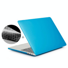ENKAY Hat-Prince 2 in 1 Frosted Hard Shell Plastic Protective Case + US Version Ultra-thin TPU Keyboard Protector Cover for 2016 New MacBook Pro 13.3 inch without Touchbar (A1708)(Blue)