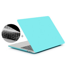 ENKAY Hat-Prince 2 in 1 Frosted Hard Shell Plastic Protective Case + US Version Ultra-thin TPU Keyboard Protector Cover for 2016 New MacBook Pro 13.3 inch with Touchbar (A1706)(Baby Blue)