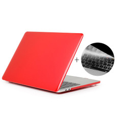 ENKAY Hat-Prince 2 in 1 Crystal Hard Shell Plastic Protective Case + US Version Ultra-thin TPU Keyboard Protector Cover for 2016 New MacBook Pro 13.3 inch with Touchbar (A1706)(Red)