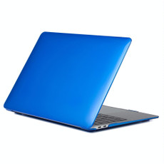 For MacBook Air 13.3 inch A1932 2018 & A2179 2020 & A2337 Laptop Crystal Style Protective Case(Dark Blue)