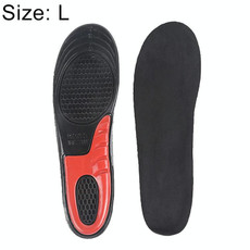 1 Pair Military Training Shock Resistance Sports Insoles Soft and Comfortable Stretch Thick Insoles, Size: L(43-46 Yards)(Black) 1 Pair Military Training Shock Resistance Sports Insoles Soft and Comfortable Stretch Thick Insoles, Size: L(43-46 Yards)(Black)