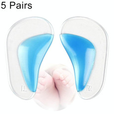 5 Pairs Kids Gel Insoles Orthopedic Arch Support Insoles for Child Shoes Flatfoot Corrector Pads Baby Toddler Insole, Size: S