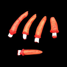 Halloween Horror Props April Fool Day Party Prop Body Parts Decoration 5 Bloody Fingers