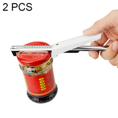 2 PCS Stainless Steel Adjustable Can Opener Multi-function Kitchen Tool