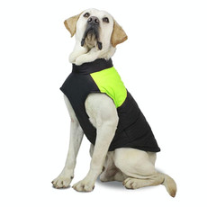 Pet Dog Cotton Vest Ski Suit, Size: 5XL, Chest: 68cm, Back Length: 60cm(Green)