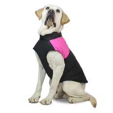Pet Dog Cotton Vest Ski Suit, Size: 5XL, Chest: 68cm, Back Length: 60cm(Pink)