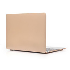 Metal Texture Series Hard Shell Plastic Protective Case for Macbook 12inch(Gold)