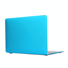 Laptop Translucent Frosted Hard Plastic Protective Case for Macbook 12 inch(Sky Blue)