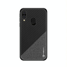 PINWUYO Honors Series Shockproof PC + TPU Protective Case for Galaxy A40(Black)