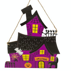 Halloween Decoration Pendants Holiday Scene Layout, Color: No.7