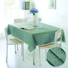 130x130cm Fabric Tablecloths Covers Simple Coffee Table Cloths(Green) 130x130cm Fabric Tablecloths Covers Simple Coffee Table Cloths(Green)