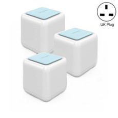 WAVLINK WN535M3 For Home Office 3pcs Mesh Wireless Router AC1200 Dual Band WiFi Signal Booster, Plug:UK Plug