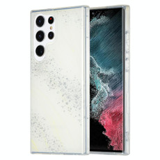 For Samsung Galaxy S22 Ultra 5G Dual-side IMD Marble Phone Case(White) For Samsung Galaxy S22 Ultra 5G Dual-side IMD Marble Phone Case(White)