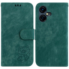 For Tecno Pova Neo 3 Little Tiger Embossed Leather Phone Case(Green) For Tecno Pova Neo 3 Little Tiger Embossed Leather Phone Case(Green)