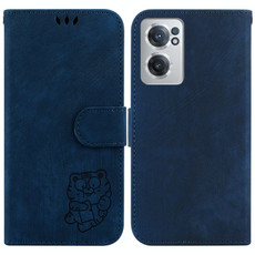 For OnePlus Nord CE 2 5G Little Tiger Embossed Leather Phone Case(Dark Blue) For OnePlus Nord CE 2 5G Little Tiger Embossed Leather Phone Case(Dark Blue)
