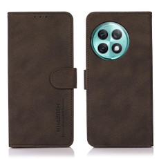 For OnePlus Ace 2 Pro KHAZNEH Matte Texture Leather Phone Case(Brown) For OnePlus Ace 2 Pro KHAZNEH Matte Texture Leather Phone Case(Brown)