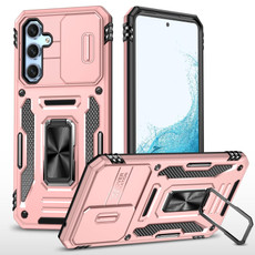 For Samsung Galaxy S23 FE 5G Armor PC + TPU Camera Shield Phone Case(Rose Gold) For Samsung Galaxy S23 FE 5G Armor PC + TPU Camera Shield Phone Case(Rose Gold)