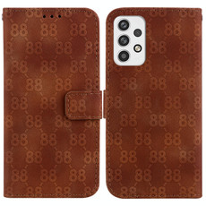 For Samsung Galaxy A53 5G Double 8-shaped Embossed Leather Phone Case(Brown) For Samsung Galaxy A53 5G Double 8-shaped Embossed Leather Phone Case(Brown)