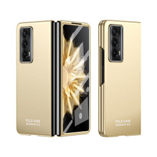 For Honor Magic V2 Integrated AG Matte Folding Phone Case(Champagne Gold)