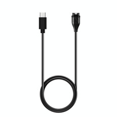 For Garmin Fenix 6 Type-C Port Watch Charger With Data Transmission(Black) For Garmin Fenix 6 Type-C Port Watch Charger With Data Transmission(Black)