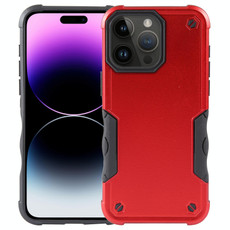 For iPhone 15 Pro Max Non-slip Shockproof Armor Phone Case(Red)