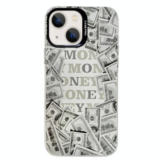 For iPhone 13 Electroplated Silver Series PC Protective Phone Case(Money) For iPhone 13 Electroplated Silver Series PC Protective Phone Case(Money)