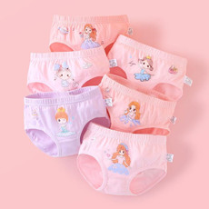 Soft And Comfortable Children Underwear High Stretch Cotton Girls Briefs, Size: M(211-212-213)