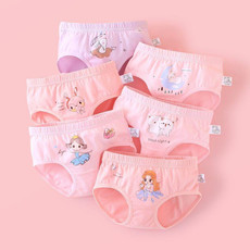 Soft And Comfortable Children Underwear High Stretch Cotton Girls Briefs, Size: XL(211-221-222)